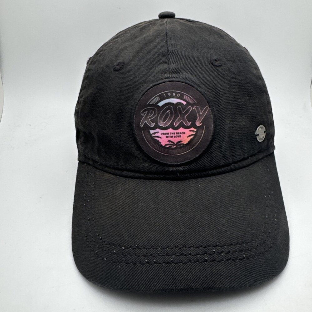 Roxy Strapback Hat Cap 1990 From The Beach With Love Adjustable